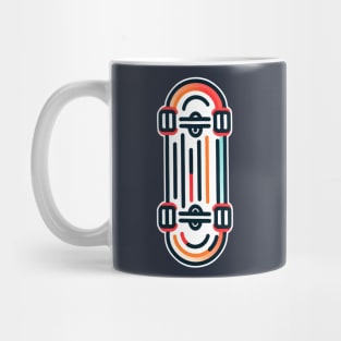 Skateboard Minimal Line Mug